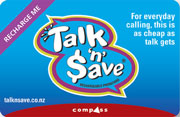Low cost everyday calling for New Zealanders - Talk n Save Cards